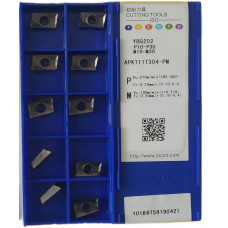 Пластини фрезерна твердосплавні ZCC-CT APKT11T304-PM YBG202