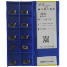 Пластини фрезерні односторонні ZCC-CT APKT11T308-PM YBG202