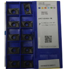 Пластини фрезерна одностороння ZCC-CT APKT160408-PM YBC302