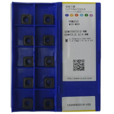 Пластини ZCC-CT SDMT09T312-NM YBM253 фрезерні односторонні твердосплавні