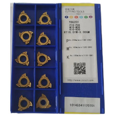 Пластини ZCC-CT RT16.01W-3.00 GM YBG201 різьбові односторонні
