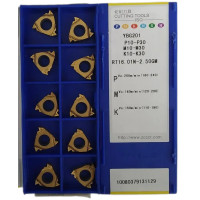 ZCC-CT RT16.01N-2.50GM YBG201 пластина резьбовая твердосплавная, метрическая резьба полный профиль 60°