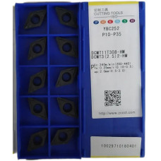 Пластини ZCC-CT DCMT11T308-HM YBC252 токарні односторонні