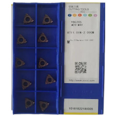 ZCC-CT RT11.01N-2.00 GM YBG205 пластина різьбова твердосплавна, метрична різьба повний профіль 60°