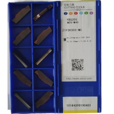 ZCC-CT ZTFD0303-MG YBG205 пластини для відрізки і точіння канавок