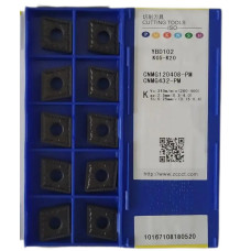Пластини ZCC-CT CNMG120408-PM YBD102 токарні двосторонні твердосплавні