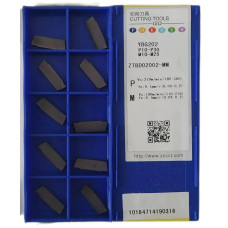 ZCC-CT ZTBD02002-MM YBG202 пластина для відрізки і точіння канавок