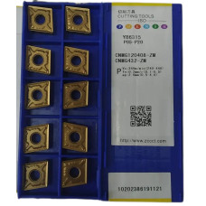 Пластини ZCC-CT CNMG120408-ZM YB6315 токарні двосторонні твердосплавні