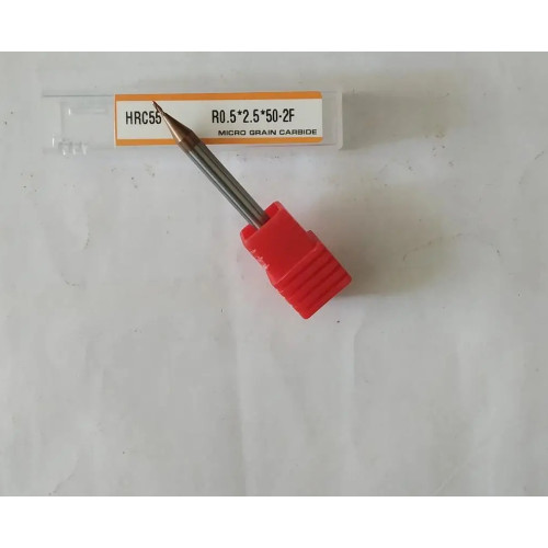 Фреза IN-CNC R0.5*2.5*50-2F монолитная твердосплавная сферическая