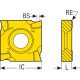 Пластина SNHQ110202TR4-M07 F40M