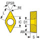 Пластина DCMT11T304-F1 CP500