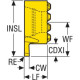 Пластина LCEX110500-0135R-FG CP500