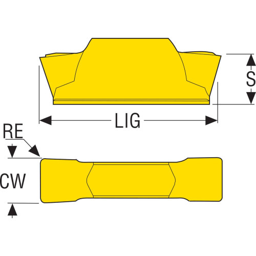 Пластина LCGF160302-0300-GS 883